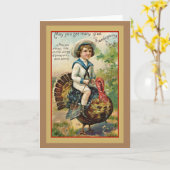 Klassieke kerstdaggroeten voor Thanksgiving Kaart (Gele Bloem)