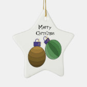 Klassieke kerstdecoraties keramisch ornament (Rechts)
