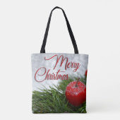 Klassieke kerstdennen en juichen tote bag (Achterkant)