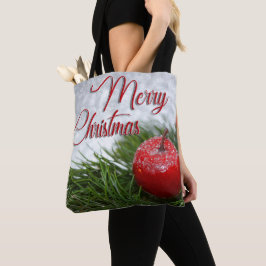 Klassieke kerstdennen en juichen tote bag