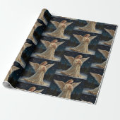 Klassieke Kerstengel Cadeaupapier (Uitgerold)