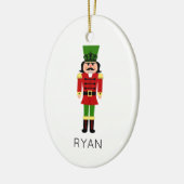 Klassieke kerstfeestbenaming voor sensatieprogramm keramisch ornament (Links)