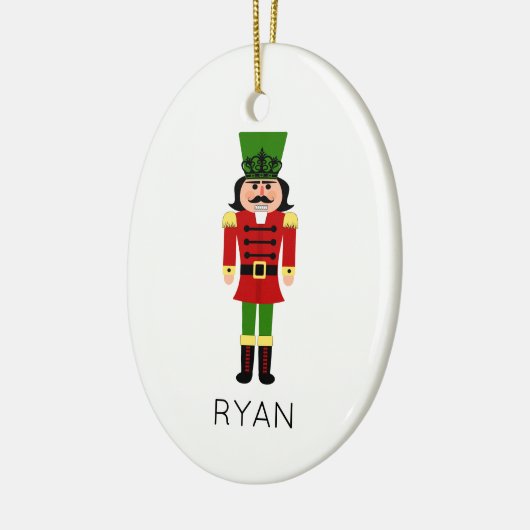 Klassieke kerstfeestbenaming voor sensatieprogramm keramisch ornament (Links)