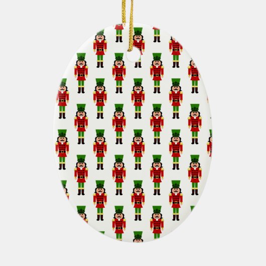 Klassieke kerstfeestbenaming voor sensatieprogramm keramisch ornament (Achterkant)