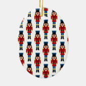 Klassieke kerstfeestbenaming voor sensatieprogramm keramisch ornament (Achterkant)