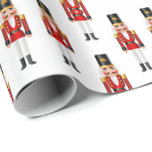 Klassieke kerstfeestdag, rode witte feestdag cadeaupapier (Rol Hoek)