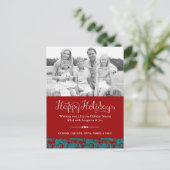 Klassieke Kerstfoto Briefkaarten (Staand voorkant)