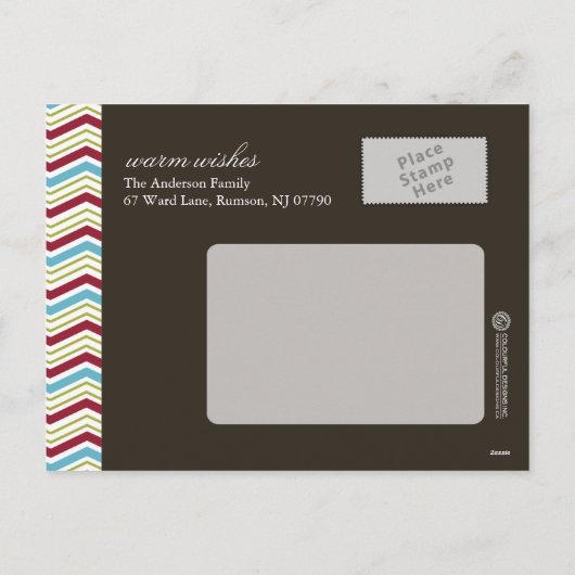 Klassieke Kerstfoto Briefkaarten (Achterkant)