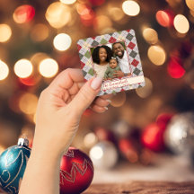 Klassieke kerstfoto van Argyle Tinsel Holiday