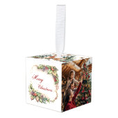 Klassieke kerstfoto's decoratie (Voorkant hoekig)