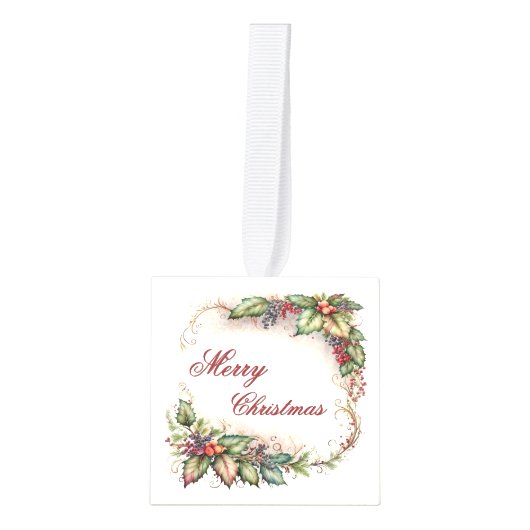 Klassieke kerstfoto's decoratie (Voorkant)