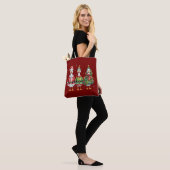 Klassieke Kerstgans Sinterklaas Eend Grappige Gans Tote Bag (Op model)