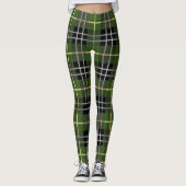 Klassieke kerstgroene speldenstang leggings (Voorkant)
