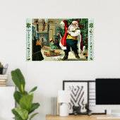 Klassieke kerstgroeten poster (Thuiskantoor)
