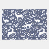 Klassieke kerstinpakpapiervelset voor kerstpapier inpakpapier vel (Voorkant)