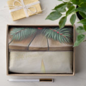 Klassieke kerstkaarsen dennenkrans tissuepapier (Geschenk)