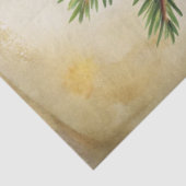 Klassieke kerstkaarsen dennenkrans tissuepapier (Detail)