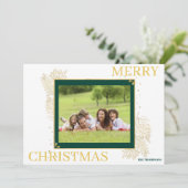 Klassieke Kerstkaart (Staand voorkant)