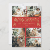 Klassieke kerstkaart (Voorkant)