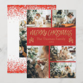 Klassieke kerstkaart (Voorkant / Achterkant)