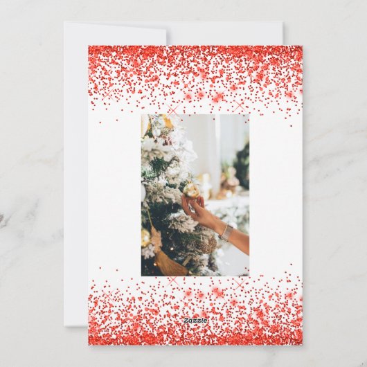 Klassieke kerstkaart (Achterkant)