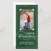 Klassieke kerstkaarten (4x8) feestdagenkaart (Voorkant / Achterkant)