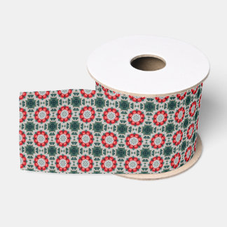 Klassieke Kerstkleur Trio Grosgrain Lint
