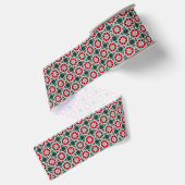 Klassieke Kerstkleur Trio Grosgrain Lint (Achterkant)