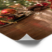 Klassieke Kerstkunst Poster (Hoek)