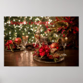 Klassieke Kerstkunst Poster (Voorkant)