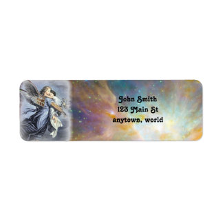 Klassieke kerstlabels voor Angel Etiket