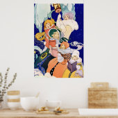 Klassieke Kerstliederen onder de sterren Poster (Keuken)