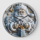 Klassieke kerstmagie grote klok (Voorkant)