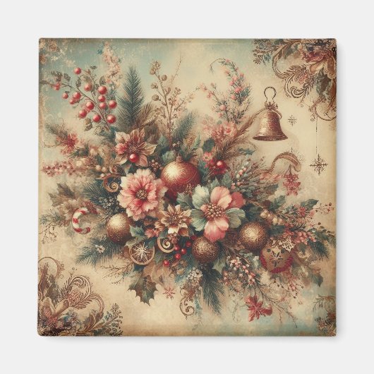 Klassieke kerstmagneet magneet (Voorkant)