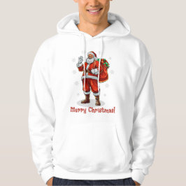 Klassieke Kerstman brengt kerstcadeaus Hoodie