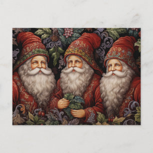 Klassieke Kerstman Briefkaart