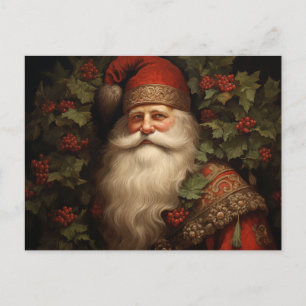 Klassieke Kerstman Briefkaart