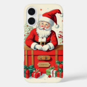 Klassieke kerstman Case-Mate iPhone case (Achterkant)