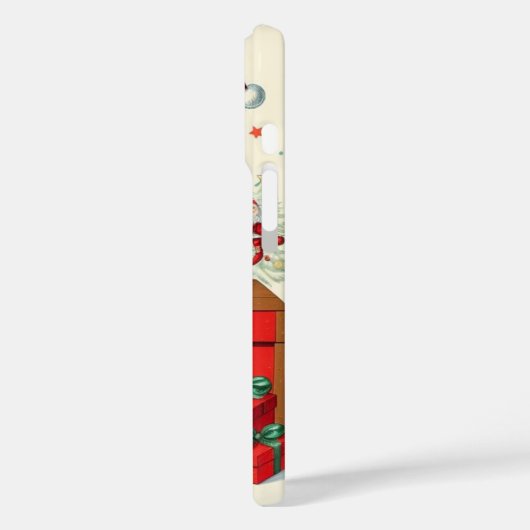 Klassieke kerstman Case-Mate iPhone case (Achterkant / Links)
