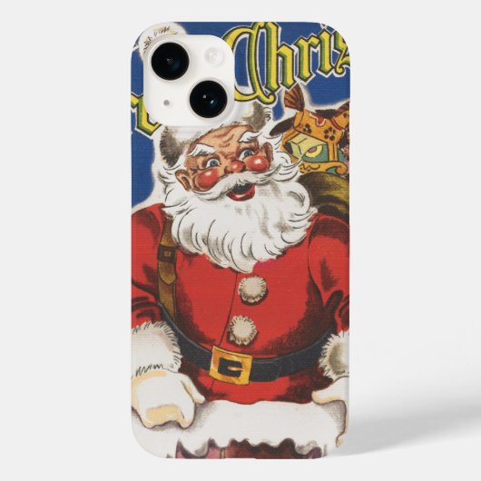 Klassieke Kerstman, De Nacht Voor Kerstmis Case-Mate iPhone Case (Achterkant)