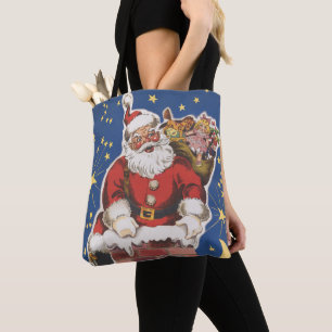 Klassieke Kerstman, De Nacht Voor Kerstmis Tote Bag