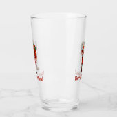 Klassieke Kerstman die Kerstcadeaus brengt Glas (Links)