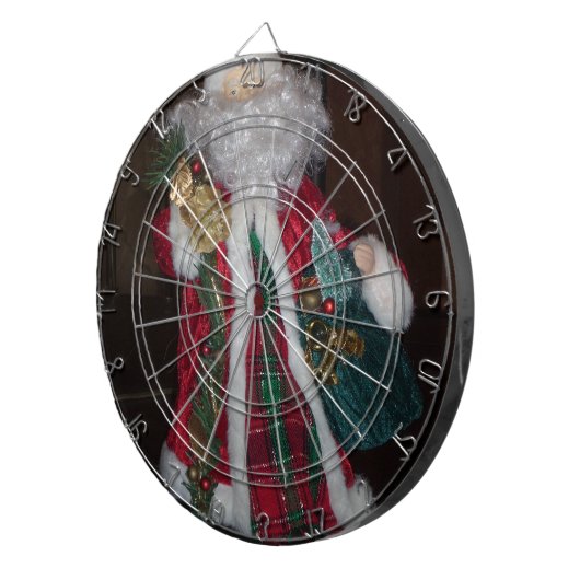 Klassieke Kerstman: een tijdloos vakantie-icoon Dartbord (Voorkant Rechts)