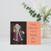 Klassieke Kerstman: een tijdloos vakantie-icoon Feestdagenkaart (Staand voorkant)