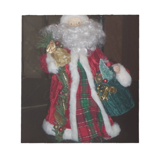 Klassieke Kerstman: een tijdloos vakantie-icoon Notitieblok (Voorkant)