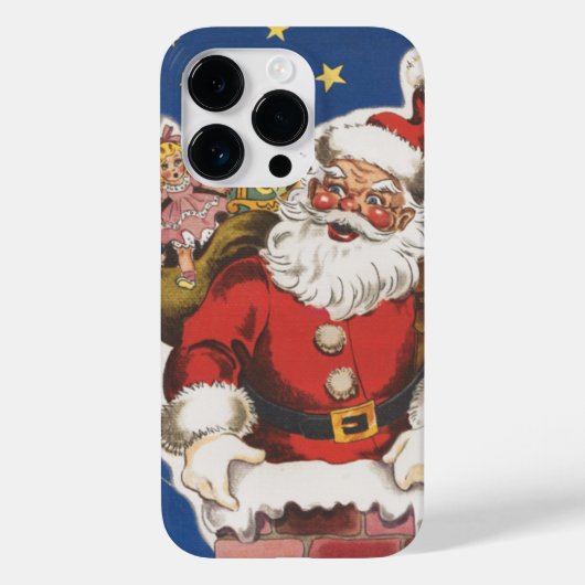 Klassieke Kerstman, Het was de Nacht voor Kerstmis Case-Mate iPhone Case (Achterkant)