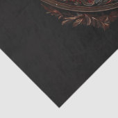 Klassieke Kerstman in  Lijst Decoupage Craf Tissuepapier (Detail)