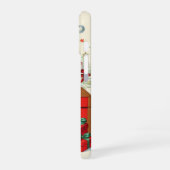 Klassieke kerstman iPhone 16 hoesje (Linkerkant)