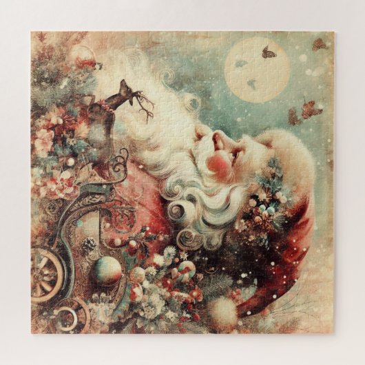 Klassieke Kerstman Jigsaw puzzel (Horizontaal)