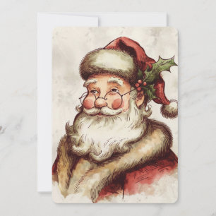 Klassieke Kerstman Kaart